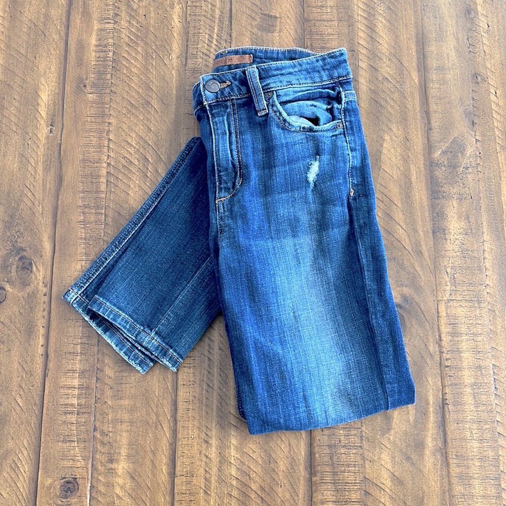 Joe’s High Rise Skinny Distressed Jeans